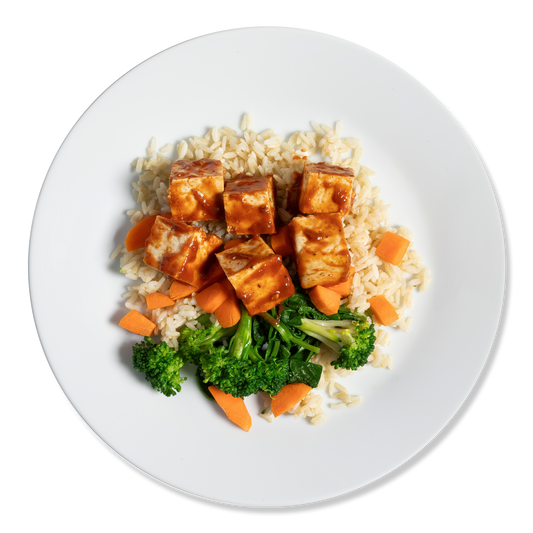 BBQ Tofu w/ Carrots & Kale