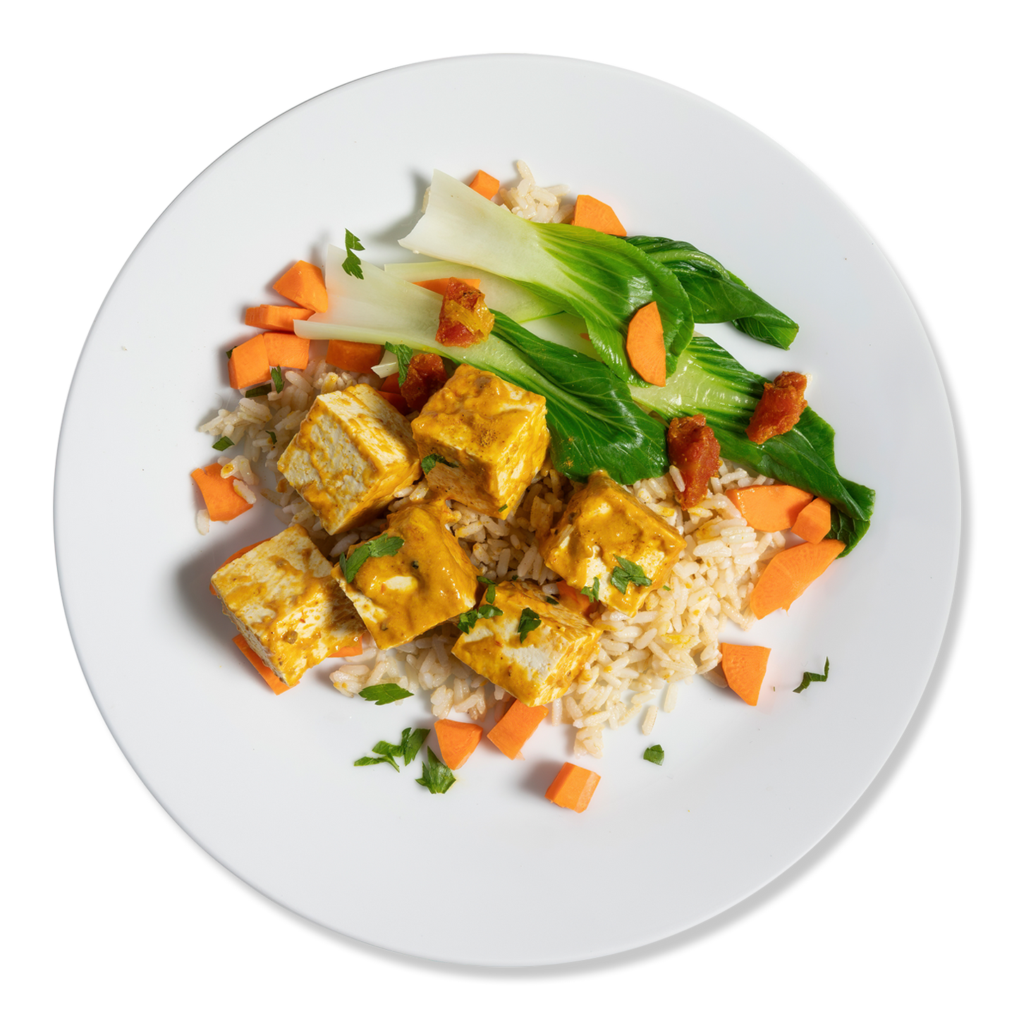 Coconut Curry Tofu w/ Bok Choy