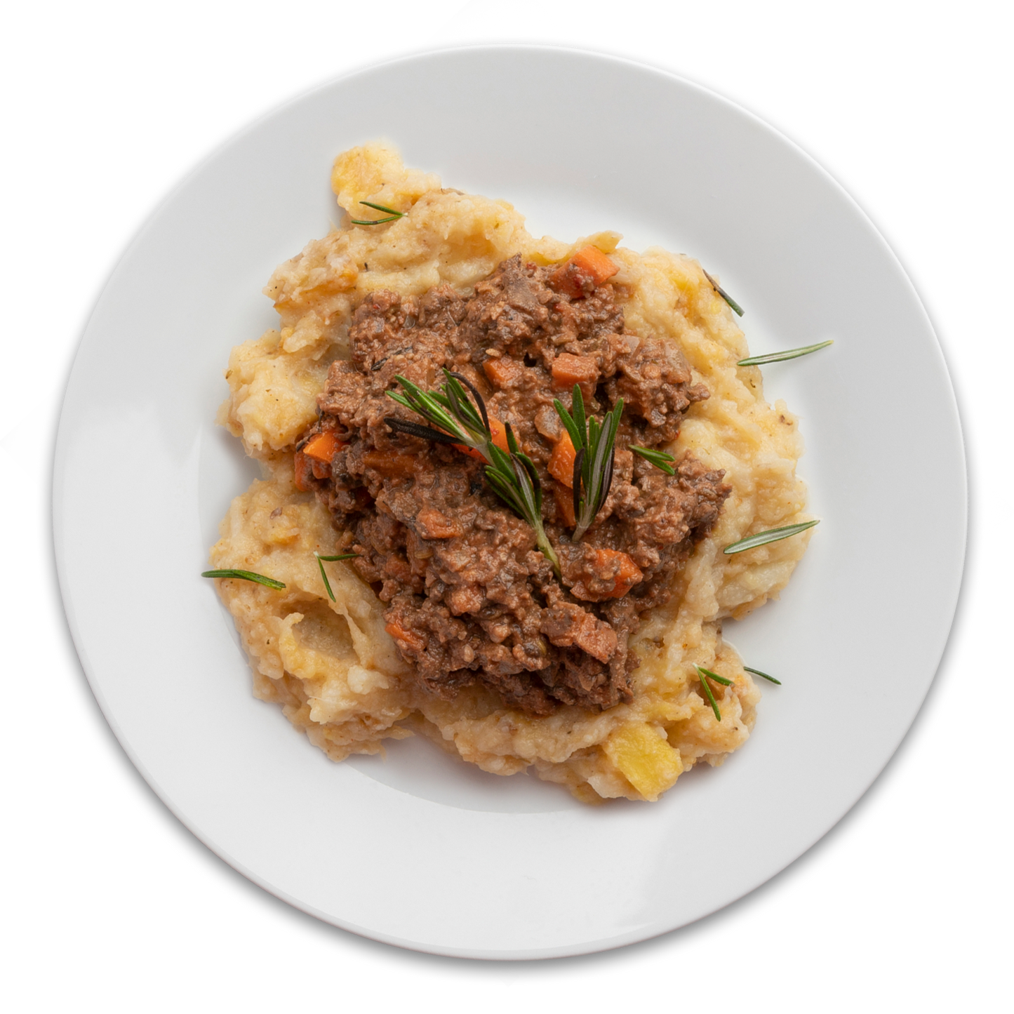 Mushroom Bolognese with Potatoes, Walnuts & Cauliflower