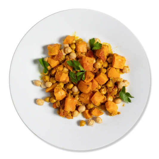 Moroccan Sweet Potato & Chickpea Stew