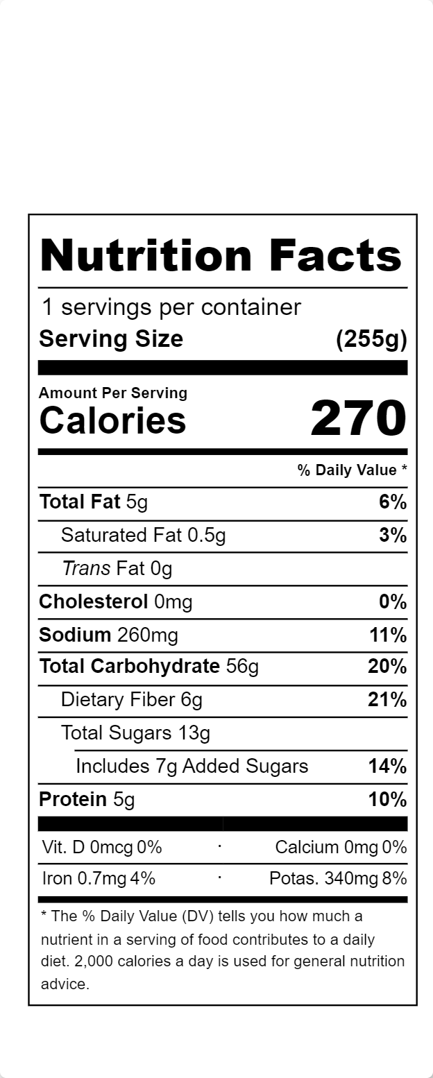 Blueberry Rice Porridge w/ Almonds