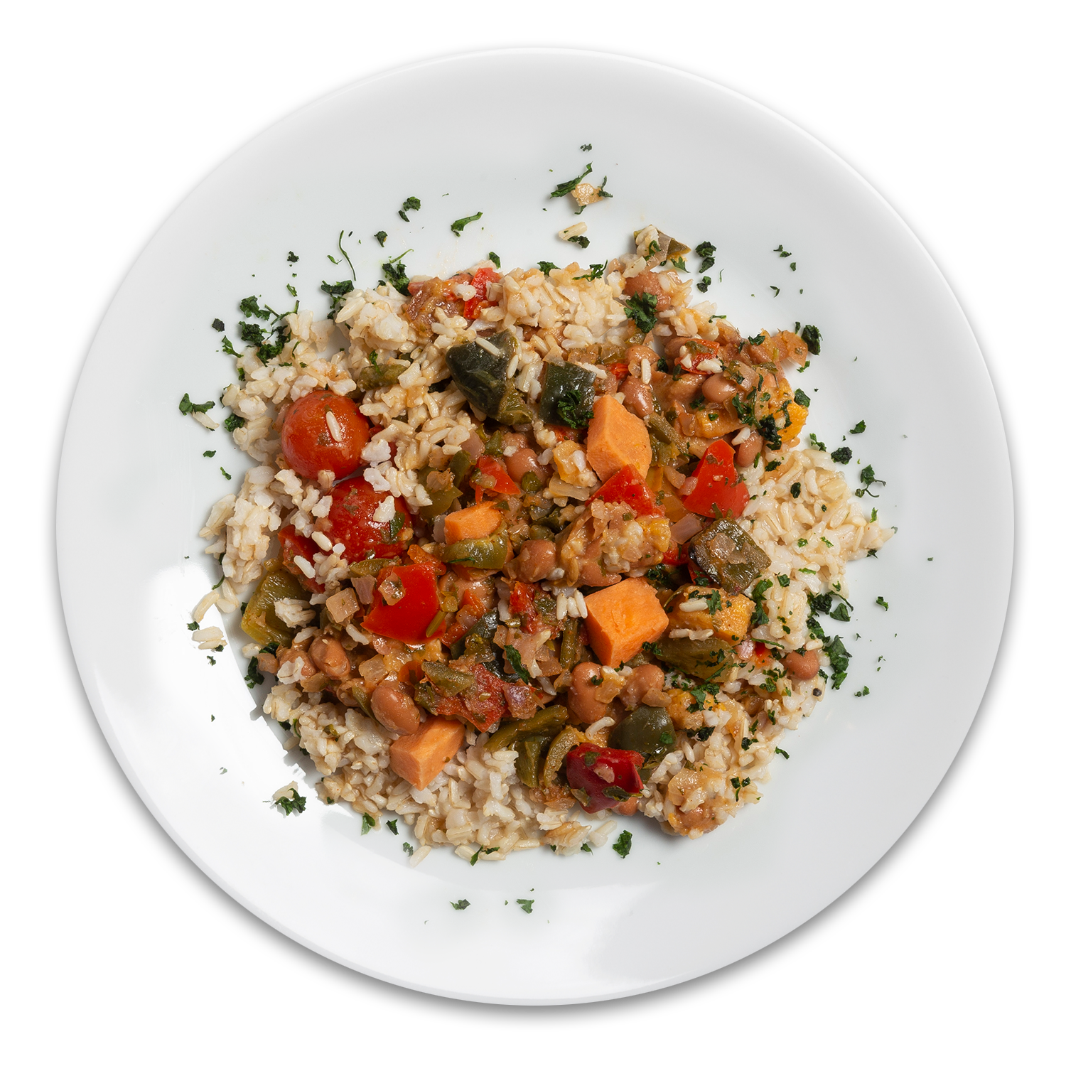 Latin plant-based dinner - Tex-Mex Vegetables