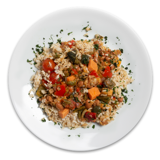 Latin plant-based dinner - Tex-Mex Vegetables