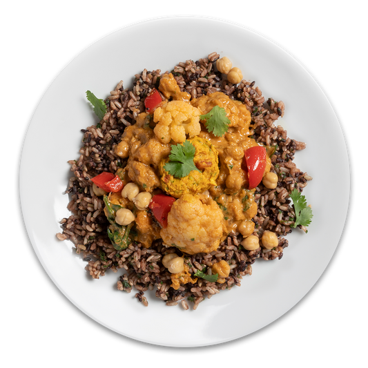 Gluten free meal at home - peanut satay